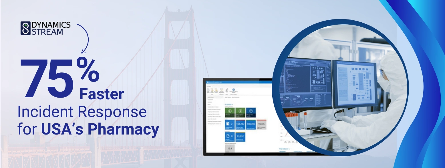 Dynamics Stream Software Solution Enables 75% Faster Incident Response for USA’s Pharmacy
