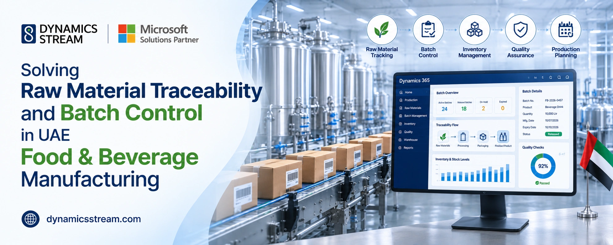 Solving Raw Material Traceability and Batch Control in UAE Food & Beverage Manufacturing